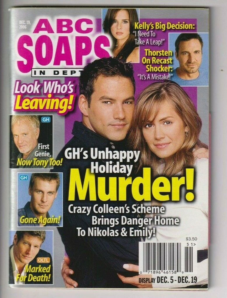 ABC Soaps Mag GH Genie Francis Tony Geary December 19, 2006 111719nonr