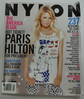 Nylon Magazine Paris Hilton & Big Hair And Friendship November 2008 051915R2