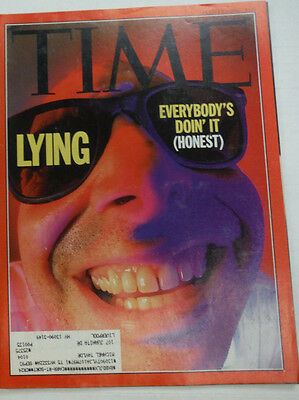 Time Magazine Lying Everybody's Doing It October 1992 060315R