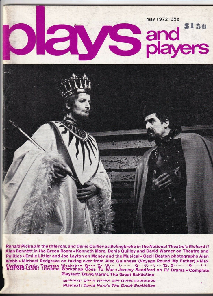 Plays And Players Ronald Pickup Denis Quilley May 1972 081419nonr