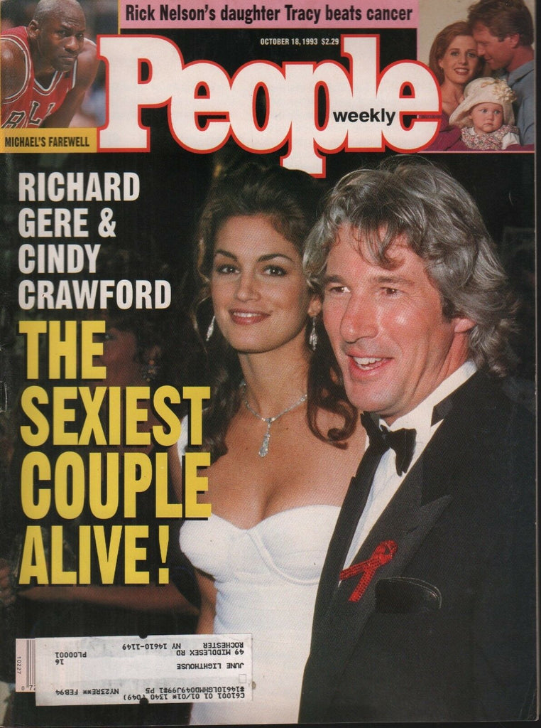 People Weekly October 18 1993 Richard Gere Cindy Crawford 100818ame