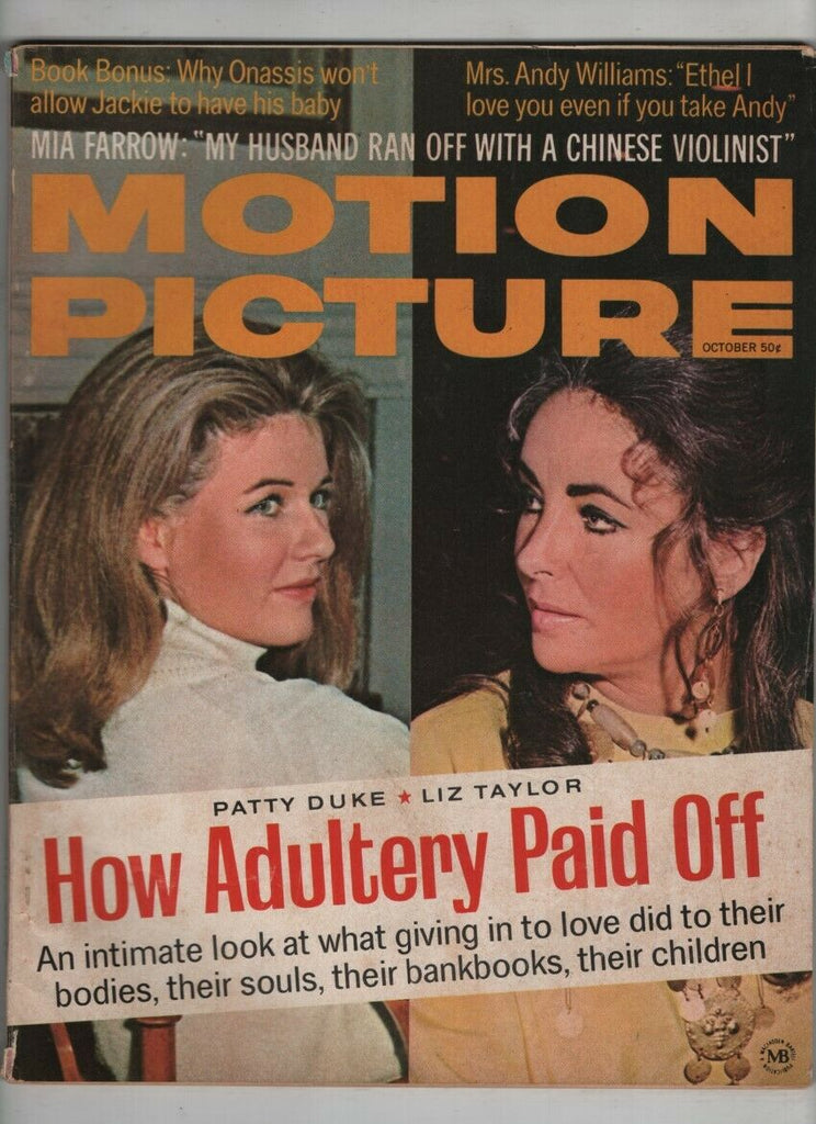 Motion Picture Jackie Kennedy Patty Duke Liz Taylor October 1971 070320nonr