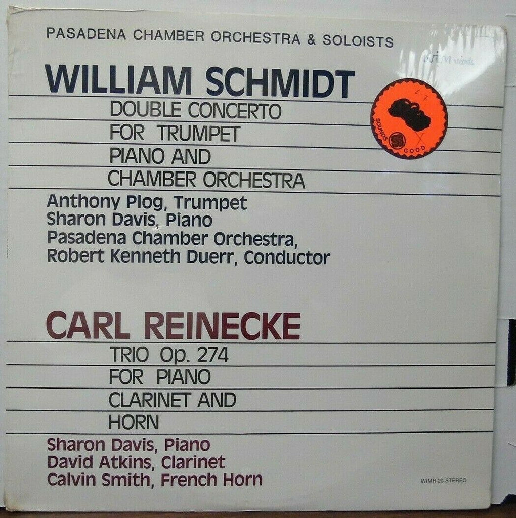 Pasadena Chamber Orchestra & Soloists William Schmidt Carl Reinecke 012520LLE