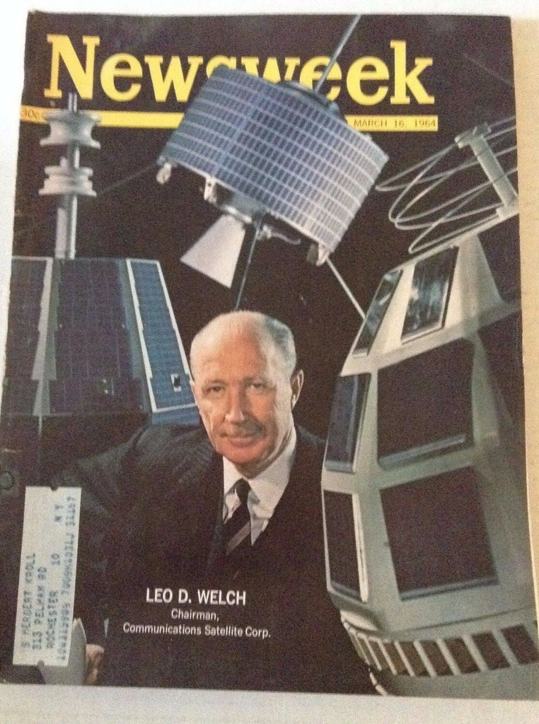 Newsweek Magazine Leo D.Welch March 16, 1964 101216R