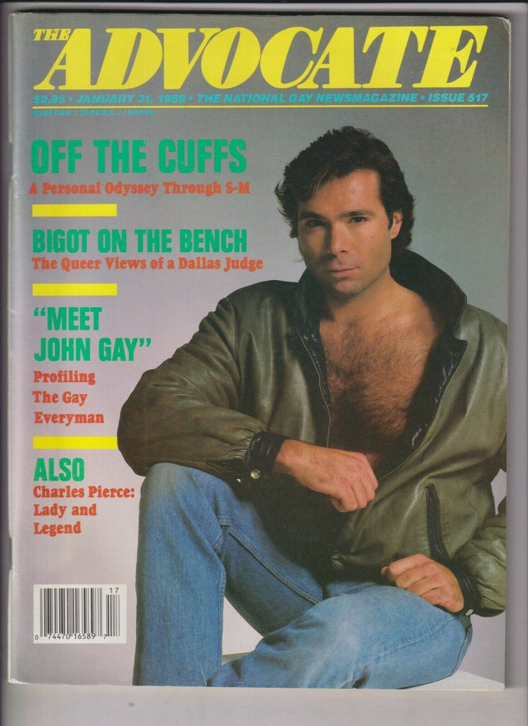 The Advocate Gay Interest Mag Charles Pierce January 31, 1989 031220nonr