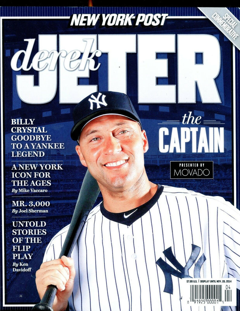 New York Post Derek Jeter Commemorative Special Edition Magazine EX 010417jhe
