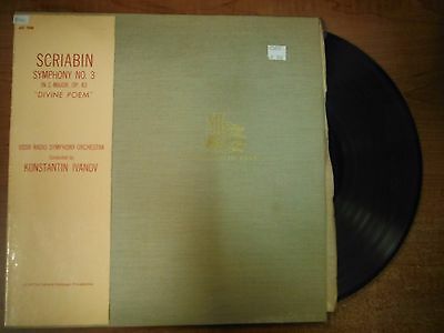 33 RPM Vinyl Scriabin Symphony No 3 MK Records MK1543 050615SM