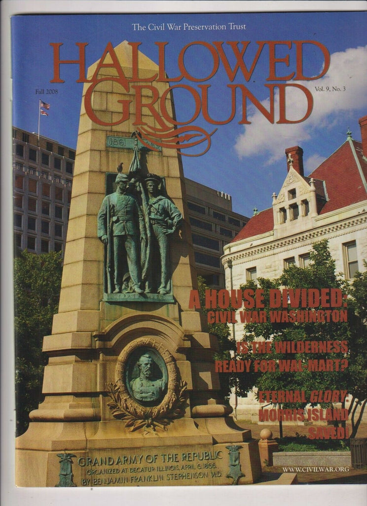 Hallowed Ground Civil War Mag Civil War Washington Fall 2008 112719nonr