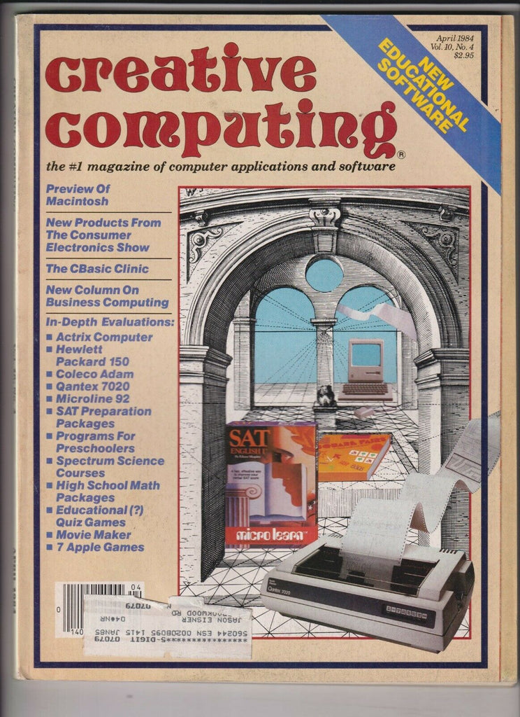 Creative Computing Mag Educational Software & Macintosh April 1984 120919nonr2