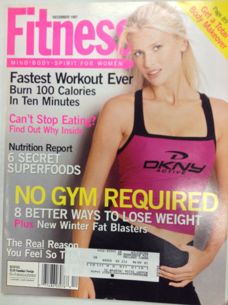 Fitness Magazine No Gym Required To Lose Weight December 1997 080917nonr