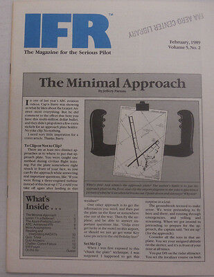 IFR Pilot Magazine The Minimal Approach Portable Loran February 1989 FAL 061815R