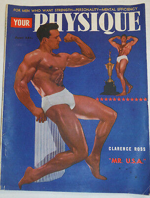 Your Physique Magazine Clarence Ross Mr USA June 1948 111214R2