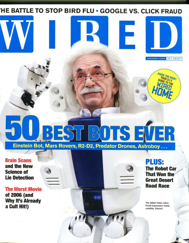 Wired Magazine January 2006 50 Best Bots Ever EX 082716jhe