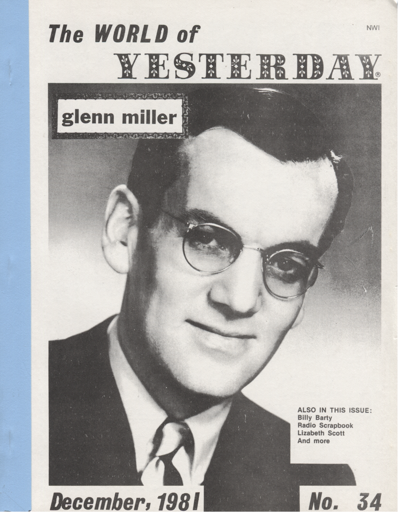 World of Yesterday #34 December 1981 Glenn Miller Billy Barty 080720DBE