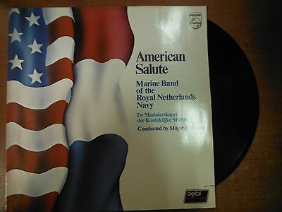 33 RPM Vinyl Royal Netherlands Navy Band American Salute Philips Stereo 021915SM