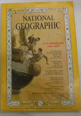 National Geographic Magazine 75th Anniversary Copenhagen January 1963 081115R