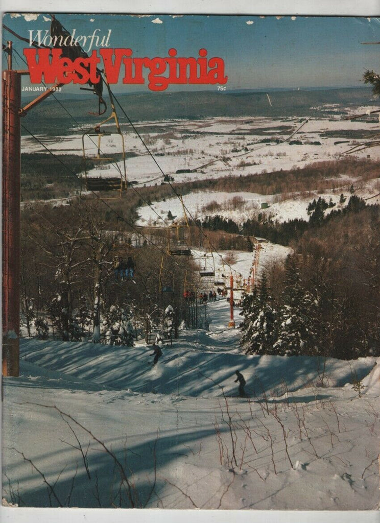 Wonderful West Virginia Mag Kenneth Carvell Osbra Eye January 1982 070320nonr