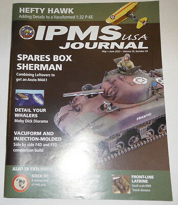 IPMS USA Journal Magazine Spares Box Sherman June 2013 091014R