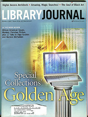 Library Journal Magazine November 1 2005 Golden Age EX FAA 030416jhe