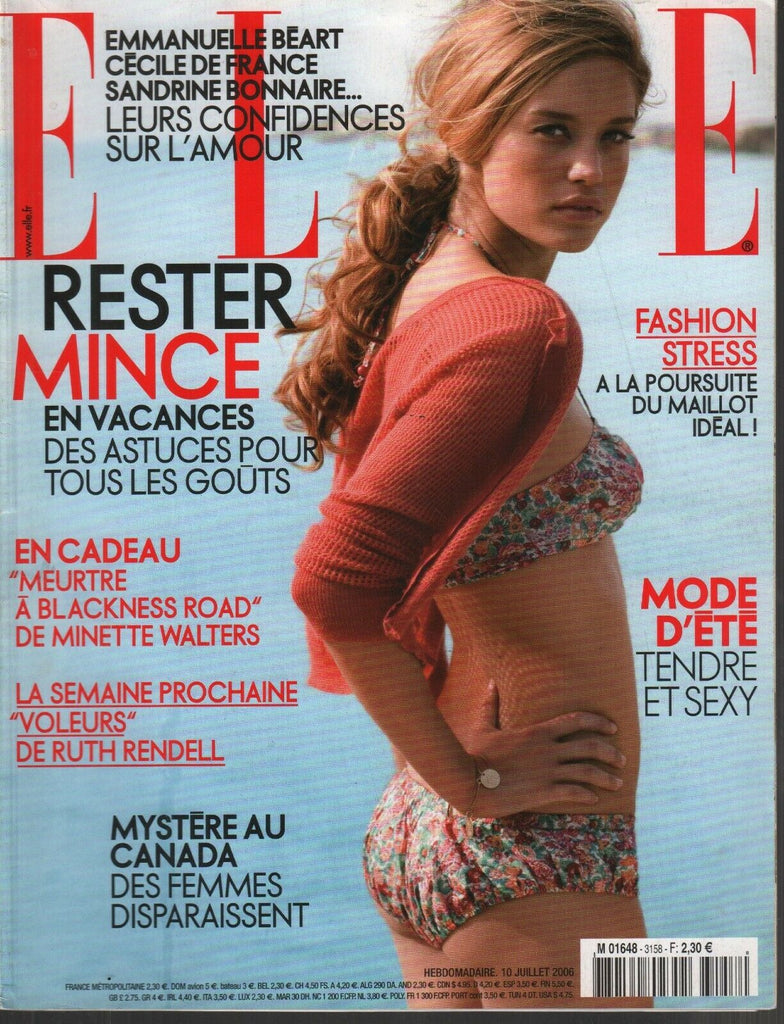 Elle French Fashion Magazine 10 Juillet 2006 Emmanuelle Beart 091819AME2