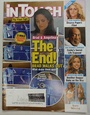 Intouch Weekly Magazine Angelina Jolie Brad Pitt Cosby December 2014 051415R