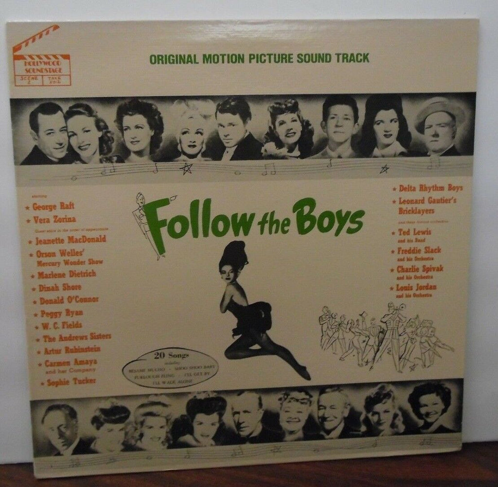 Orig motion picture soundtrack Follow the Boys vinyl HS5012 042918LLE