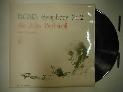 33 RPM Vinyl Elgar: Symphony No. 2 Sir John Barbirolli EMI SJB101 120814KME