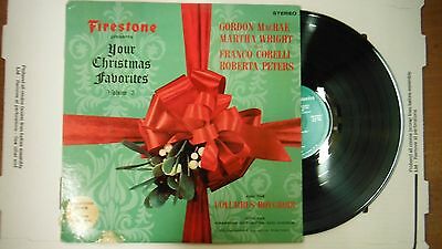 33 RPM Vinyl Gordon MacRae Your Christmas Favorites Firestone SLP7008 111214KME
