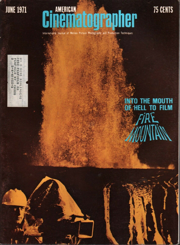American Cinematographer June 1971 Filming Fire Mountain 010720AME