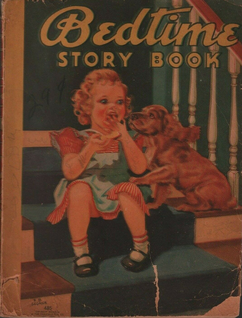 Bedtime Story Book 1943 Saalfield Publishing 011420AME