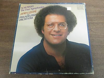 33 RPM Vinyl Box Set Scumann The Four Symphonies, James Levine RCA Red Seal CRE2