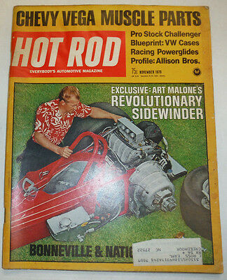 Hot Rod Magazine Pro Stock Challenger & VW Cases November 1970 022615r2