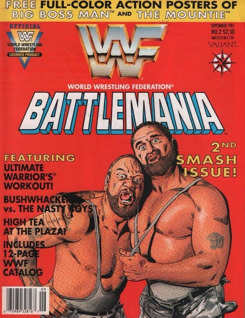 WWF Battlemania September 1991 Valiant Ultimate Warrior 071217DBE
