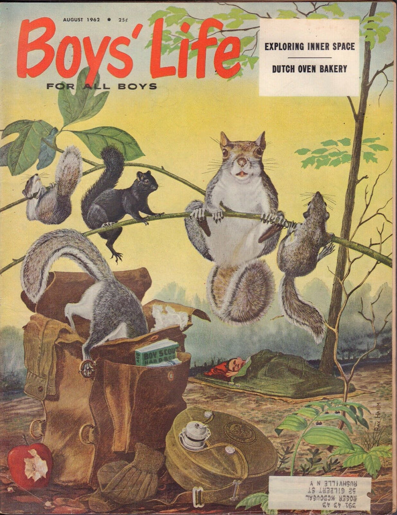 Boys life August 1962 Exploring Inner Space w/ML 011717DBE