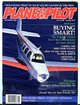 Plane & Pilot Magazine October 1986 Buying Smart! EX 062316jhe