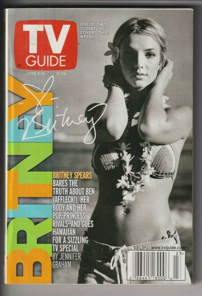 Tv Guide Mag Britney Spears 1 Of 2 Covers June 3-9, 2000 111019nonr