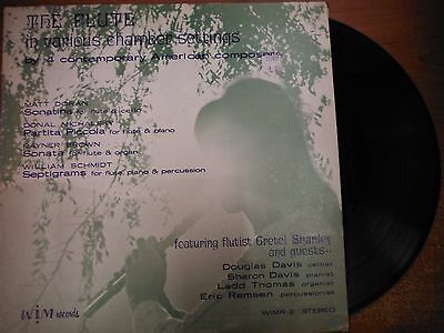 33 RPM Vinyl Gretel Shanley The Flute Wim Records WIMR2 Stereo 041015SM