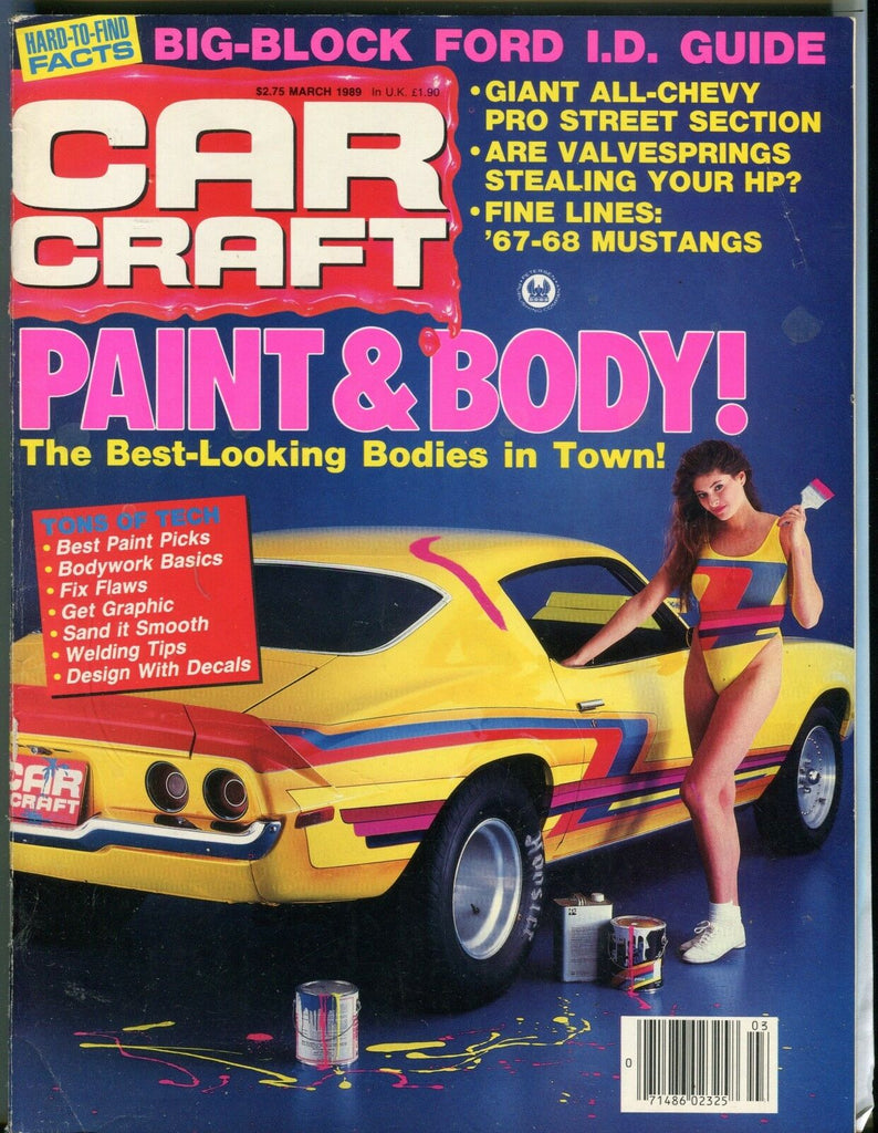 Car Craft Magazine March 1989 Paint & Body! EX No ML 111816jhe