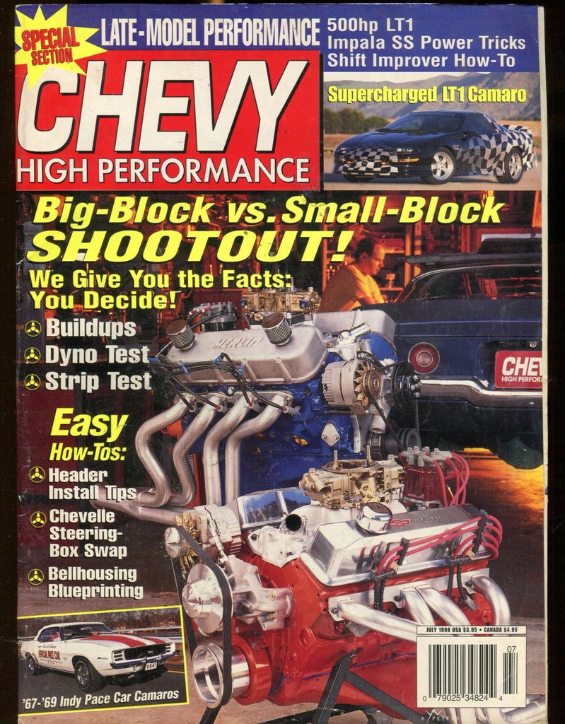 Chevy High Performance Magazine July 1998 Camaro EX No ML 030117nonjhe