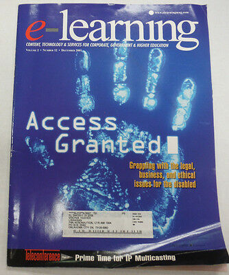 E-Learning Magazine Grappling With Legal Business December 2001 FAL 071615R