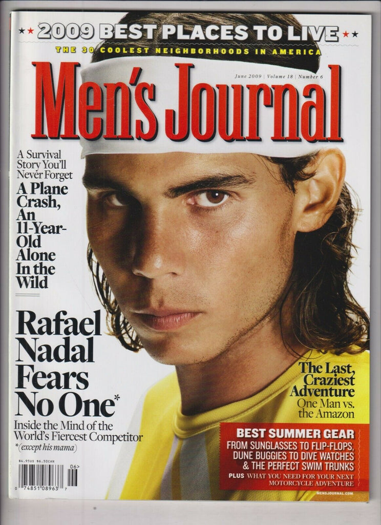 Men's Journal Mag Rafael Nadal Best Summer Gear June 2009 031320nonr