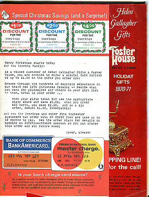 Helen Gallagher Gifts Foster House 1970-71 Holiday Gifts Catalog EX 051316jhe