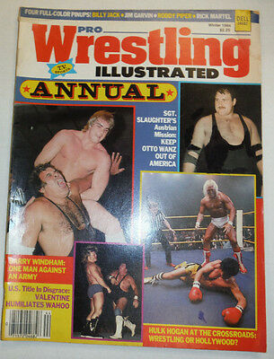 Pro Wrestling Illustrated Magazine Sgt. Slaughter Winter 1984 022415r