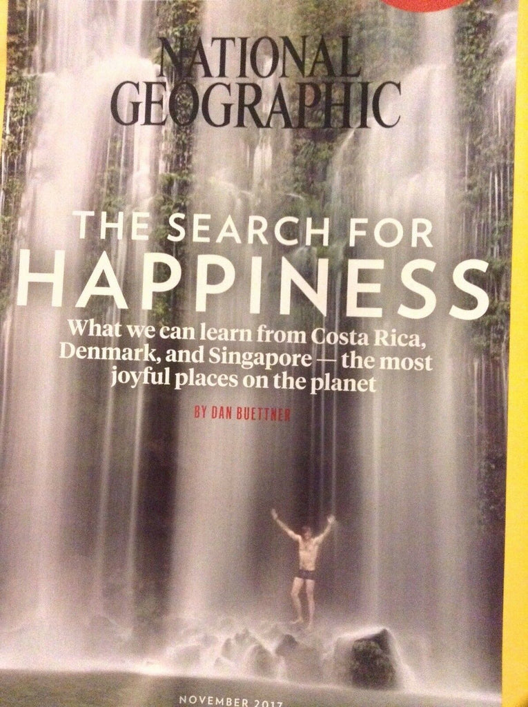 National Geographic Magazine Search For Happiness November 2017 121118nonrh