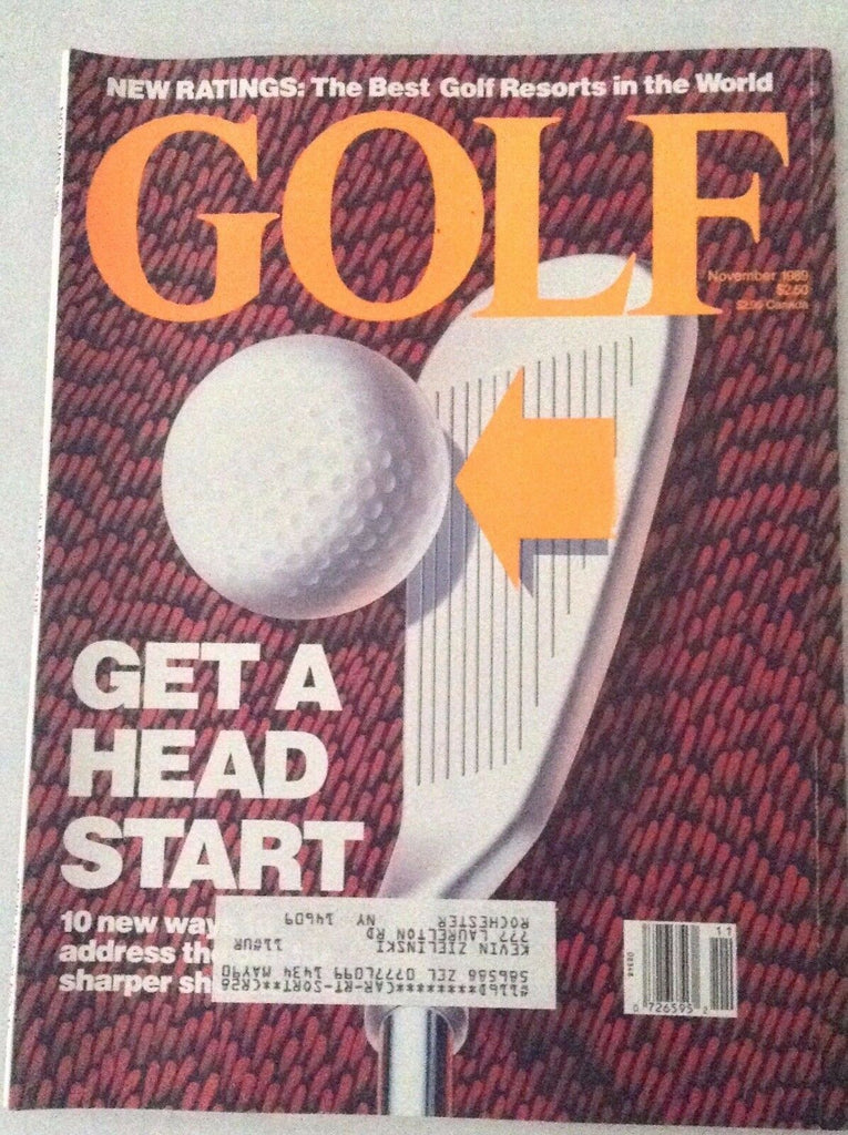 Golf Magazine 10 New Ways To Get A Head Start November 1989 020617RH