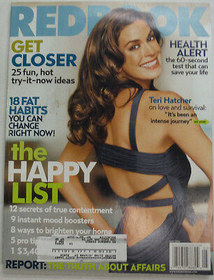 Redbook Magazine Teri Hatcher & 18 Fat Habits May 2006 051815R