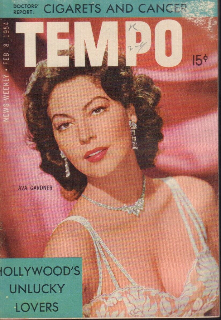 Tempo Digest February 8 1954 Ava Gardner Cheesecake Pin Up 091218AME2