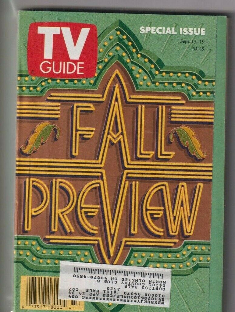 CLEV Metro Ed. Tv Guide Fall Preview Special September 13-19, 1997 111619nonr2