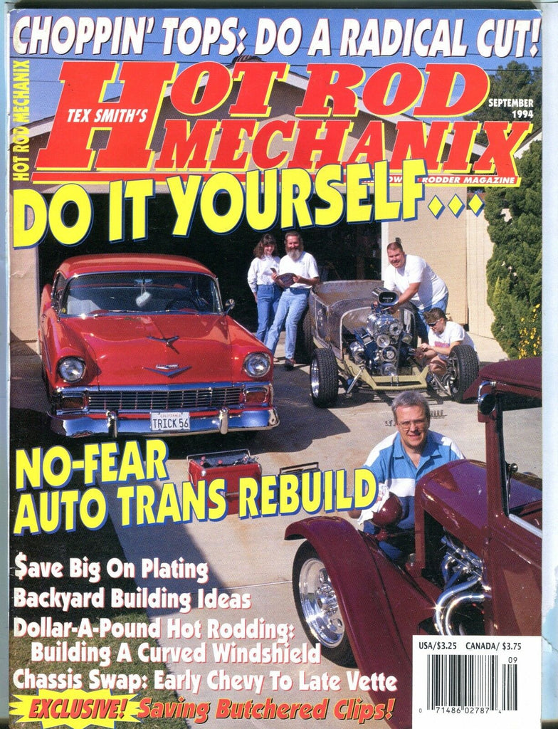 Hot Rod Mechanix Magazine September 1994 Auto Trans EX No ML 031417nonjhe