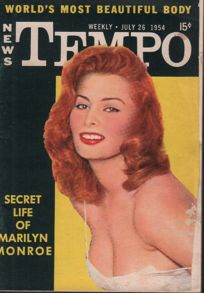 News Tempo July 26 1954 Marilyn Monroe Cheesecake Pinup 061719AME